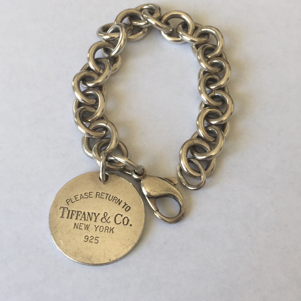 Return to Tiffany sterling silver charm bracelet